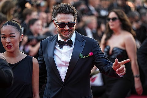 Elise Tilloloy and James Franco